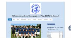 Desktop Screenshot of fvgg08muehlacker.de